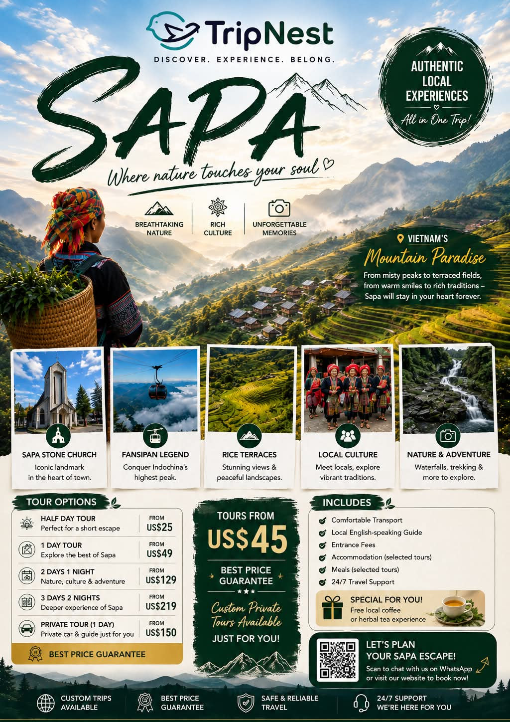 Sapa 3 Days 2 Nights Adventure Package